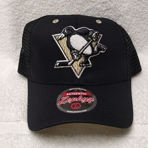 Zephyr Pittsburgh Penguins Trucker Snapback Hat - New
